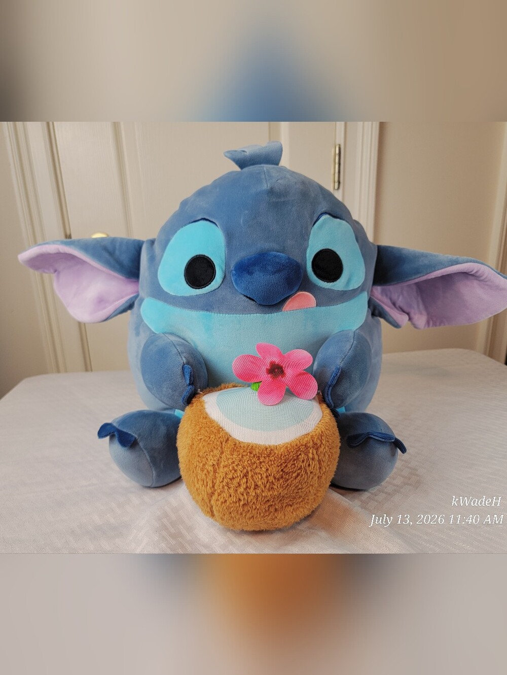 Disney Stitch Plushie Lrg